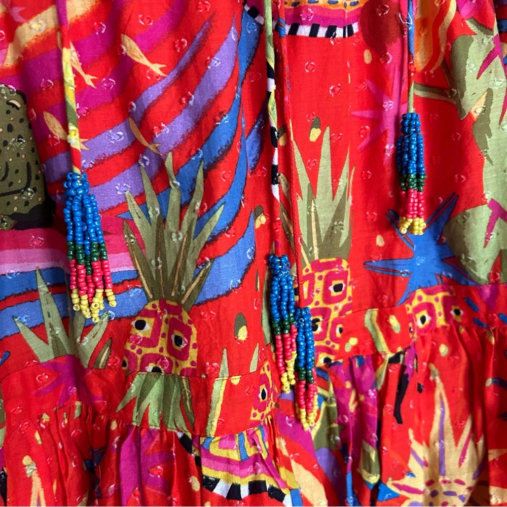 Farm Rio Magic Forest Mini Dress, L - Picture 7 of 10